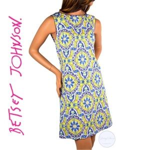 Betsey Johnson China Plate Printed Shift Dress